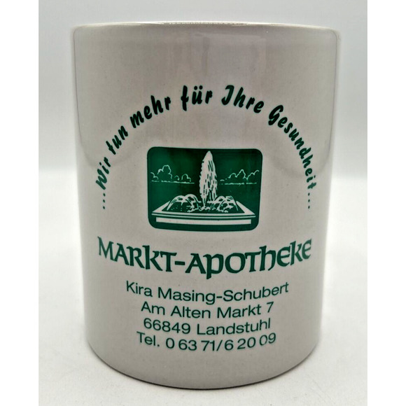 Vintage Markt-Apotheke German Market Mug U237 - Picture 1 of 5
